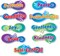 Carson Dellosa Fruit of the Spirit Bulletin Board Set, Colorful Christian Classroom Decorations, Religious Mini Bulletin Board Set for Christian Classroom